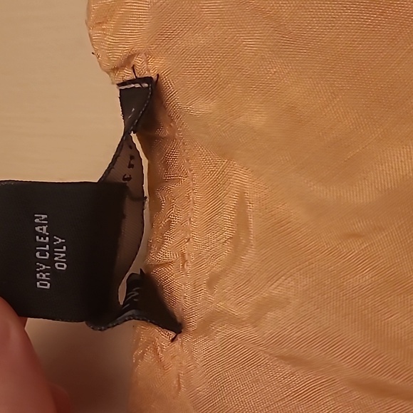 EUC Y2K Casual Studio 100% Silk Sequined Ombre Crinkled Skirt - Picture 10 of 14